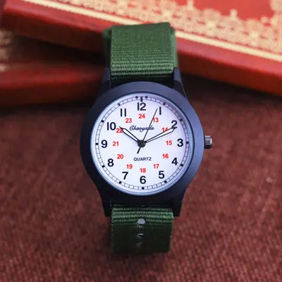 Image de 2025CYD nouvelle marque célèbre hommes enfants garçons filles mode cool quartz sabre montres étudiants enfants toile montres électroniques