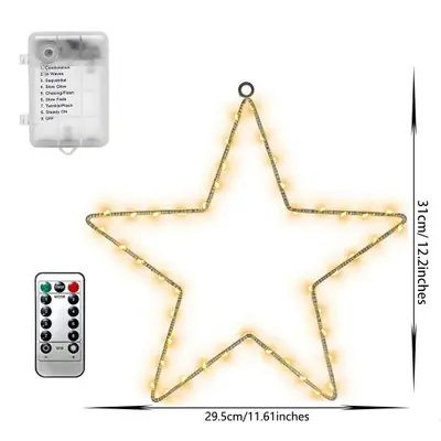 Image de Guirlande Lumineuse Étoile LED - Décoration de Noël Élégante
