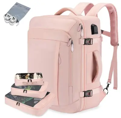 Image de Valise de Voyage Ultra-Capacité avec Cubes d'Emballage