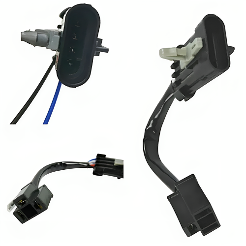 Afbeelding van 7 "/5.75" H4 LED Koplamp Kabelboom Adapter Voor Harley Touring Trike Road King FLHR FLHTP FLHX 2014 2015 Koplamp Draad Plug