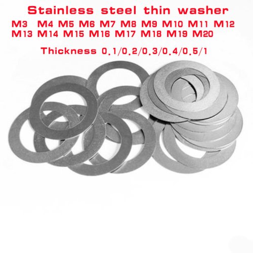 Image de Rondelles Plates Inox Ultra Minces - Précision 0.1mm à 1mm