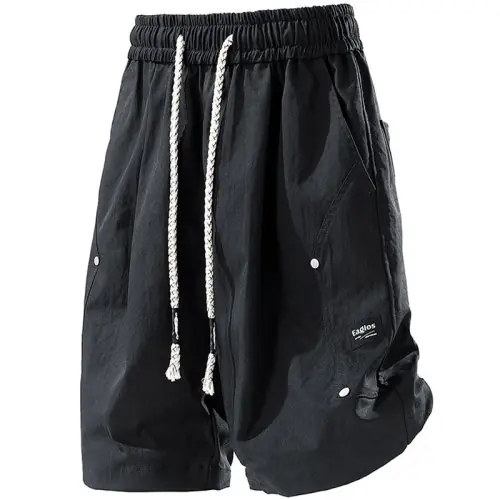 Image de Shorts d'été pour hommes en coton, coupe large, tailles 6XL à 8XL