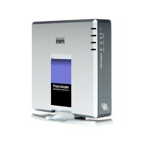 Afbeelding van Linksys PAP2T VoIP Adapter – Eenvoudig en Betrouwbaar voor Telefoongesprekken via Internet