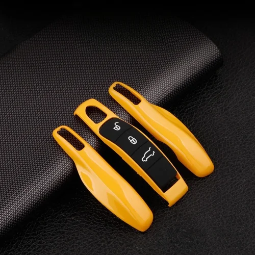 Zdjęcie Zestaw pokrowców na kluczyki zdalnego sterowania do Porsche Panamera Spyder Carrera Macan Boxster Cayman Cayenne 911 970 981 991