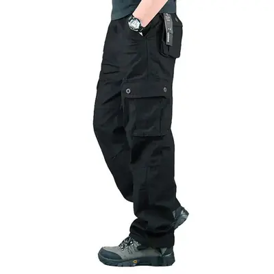 Image de Pantalon Cargo Tactique Homme - Camouflage & Grande Taille
