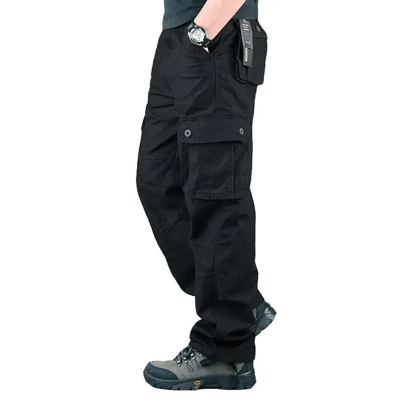 Afbeelding van Tactische Cargobroek Heren Katoenen Overalls Outdoor Werkbroek Big Size Hombre Kleding Camo Wandelbroek