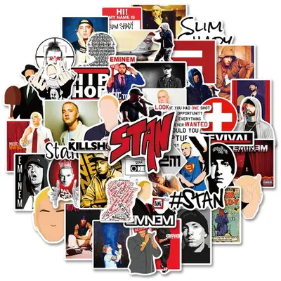 Image de Stickers Eminem Hip Hop - Déco Cool pour Tous Vos Objets