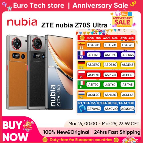 Imagen de Nubia Z70S Ultra: El Smartphone Fotográfico con Snapdragon 8 Elite