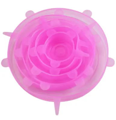 Couvercles en Silicone Réutilisables - Set de 6