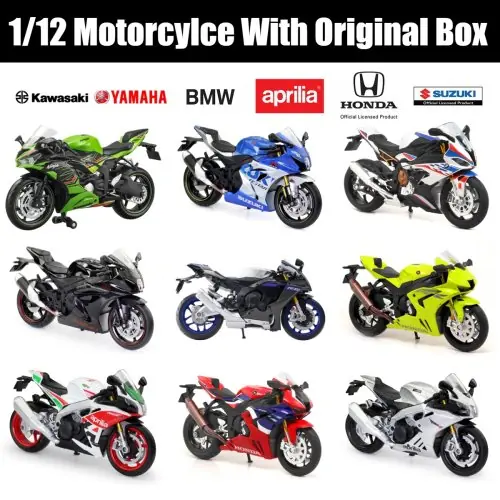 Image de Mini Moto 1:12 - Modèle BMW, Kawasaki, Suzuki, Yamaha, Honda CBR
