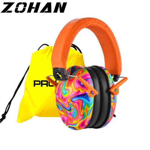 Imagen de ZOHAN-orejeras para niños, protección auditiva ajustable, cubierta para los oídos, amortiguador para los oídos para autismo, bolsa protectora para los oídos con reducción de ruido para niños