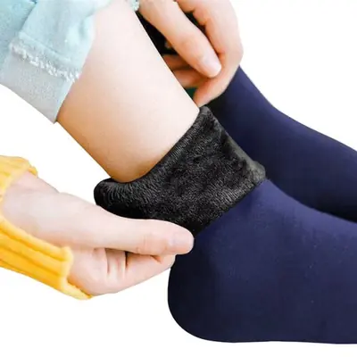 Image de Chaussettes Thermiques en Laine & Cachemire - Confort Hivernal