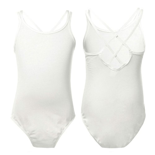 Immagine di Tuta da Danza in Spandex a Maniche Lunghe e Senza Maniche, Unitard Elastico in Unico Pezzo per Bambini – Costume da Spettacolo di Squadra per Performance Artistica
