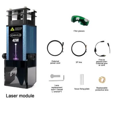 Image de Module Laser 40W/80W - Gravure & Découpe Précise pour Bois et Matériaux