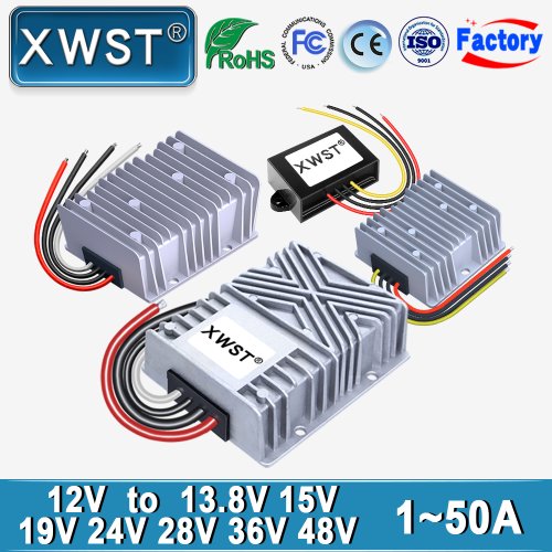 Afbeelding van DC-DC Boost Converter 12V naar 13,8V - 48V, 1A tot 50A