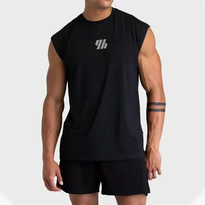 Image de Gilet de Sport Homme Sans Manches Séchage Rapide