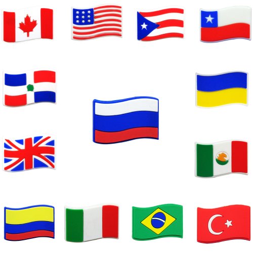 Image de Drapeau du Canada en PVC - Accessoire de Chaussure pour Adultes et Enfants