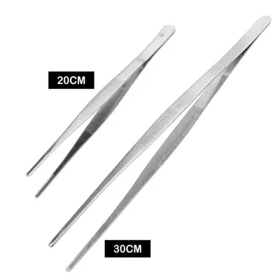 Image de Pince à Aliments Longue 20-30 cm - Acier Inoxydable