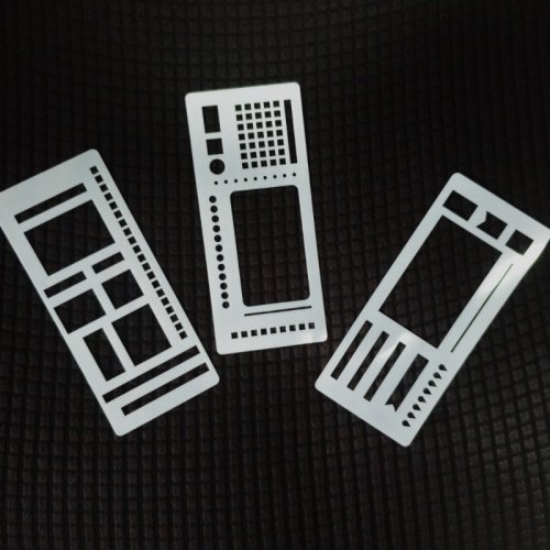 Bild von Kreatives Planer-Schablonenset – DIY & Scrapbooking Made Easy