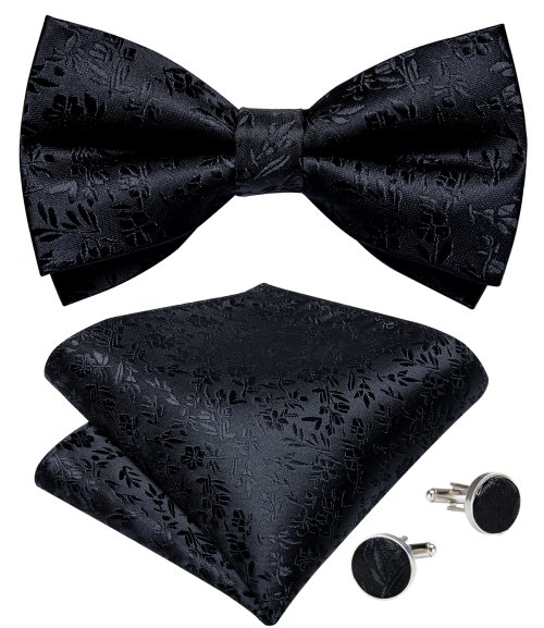 Immagine di Papillon Bianco con Paisley – Set Elegante per Matrimonio