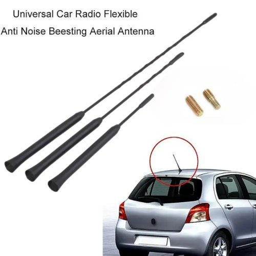 Image de Antenne de Toit Universelle pour Voiture - Réception FM/AM Amplifiée