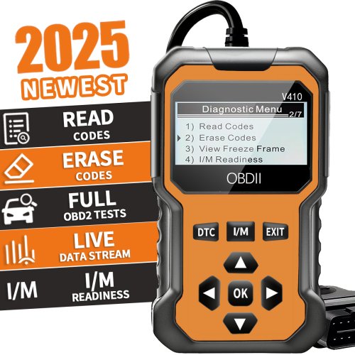 Immagine di Strumento diagnostico per scanner Obd2 per auto Lettore di codici Lettore di codici di guasto del mo...