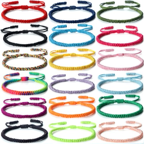 Imagen de Pulseras Trenzadas con Nudo Rojo – Amuleto de Protección para Parejas