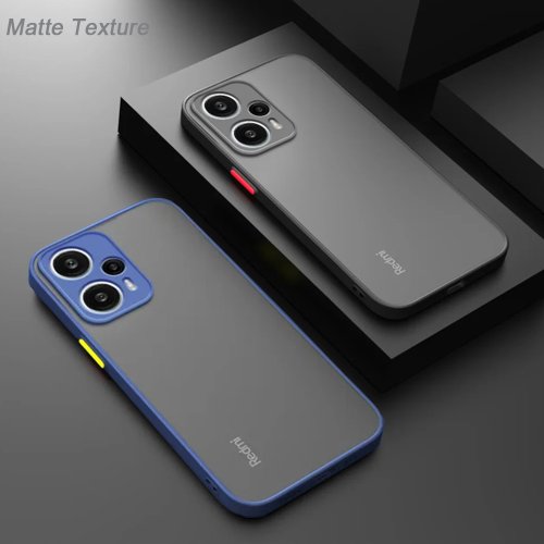 Afbeelding van Luxe Matte Armor Hoesje voor Xiaomi Redmi Note 12 Turbo, 13, 11, 10 Pro Plus 5G en Redmi 12, 12C, 10, 10C 4G – Schokbestendige Bumper Telefoonhoes met Stijlvolle Bescherming