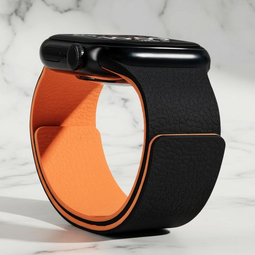 Immagine di Cinturino Magnetico in Silicone per Apple Watch 40mm, 41mm, 44mm, 45mm, 46mm, 49mm - Compatibile con Serie 10, SE, 9, 8, Ultra 2, 3, 11 - Bracciale Sportivo e Morbido