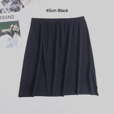 Image de Sous-jupe Élastique Anti-Pénétration Grande Taille - Doublure Soie Glacée