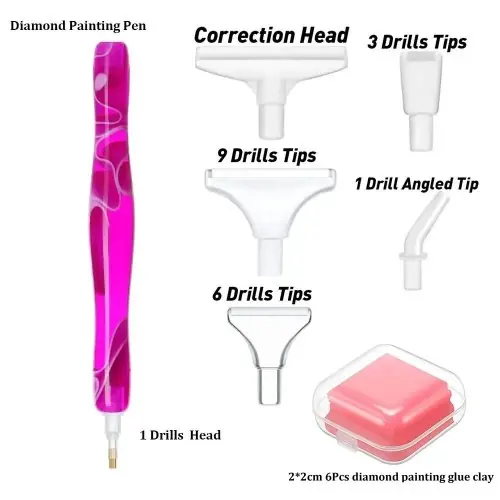 Image de Kit de Peinture Diamant 5D - 13 Pièces