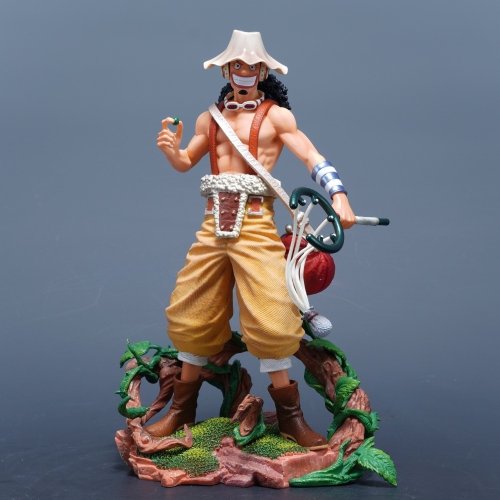 Afbeelding van 25 cm/9.84in Anime Een Stuk Figuur Usopp Actiefiguren Pvc Standbeeld Desktop Ornamen Collection Model Speelgoed Geschenken