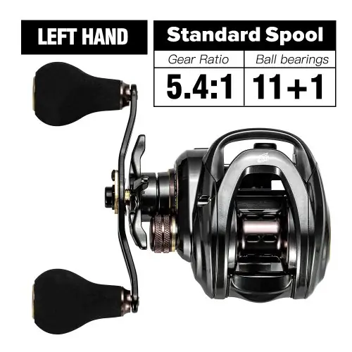 Image de Moulinet de Pêche Baitcasting Soloking Hiaw200 - Rapport 5.4:1