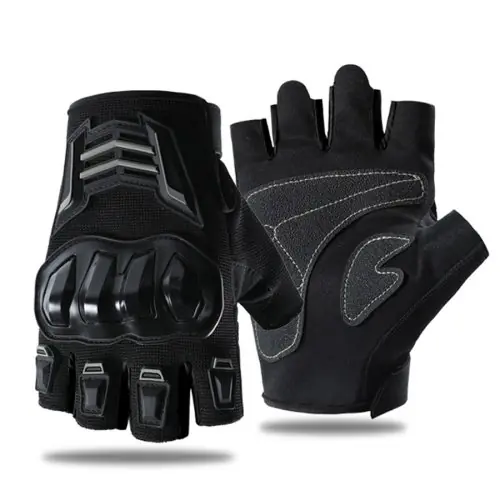 Image de Gants Demi-Doigt Homme - Protection Moto & Vélo