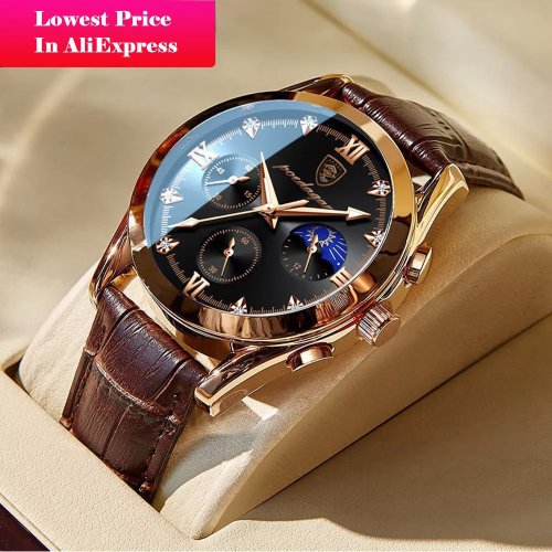 Immagine di POEDAGAR Nuovi Uomini di Moda Orologio Top Brand di Lusso Orologio Da Polso Al Quarzo In Pelle da Uomo Sportivo Impermeabile Luminoso Data Orologio Maschile + Scatola