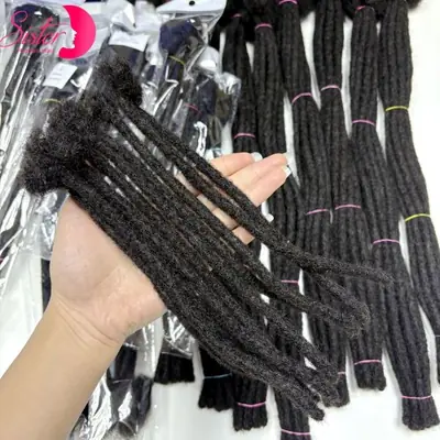 Image de Extensions Loc Naturelles Cheveux Humains - 8 à 14 Pouces