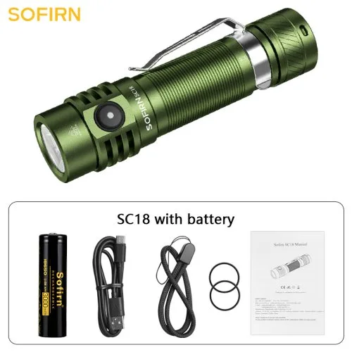 Green with battery