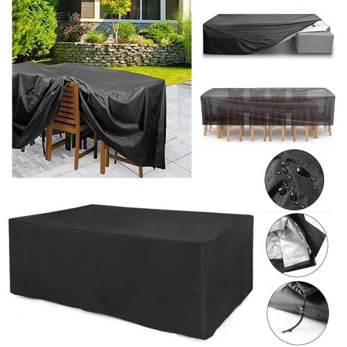 Image of Premium Weather-Resistant Outdoor Furniture Cover Set for Patio Chairs, Sofa, Table – Complete Protection Against Rain, Snow, Dust, and UV Rays