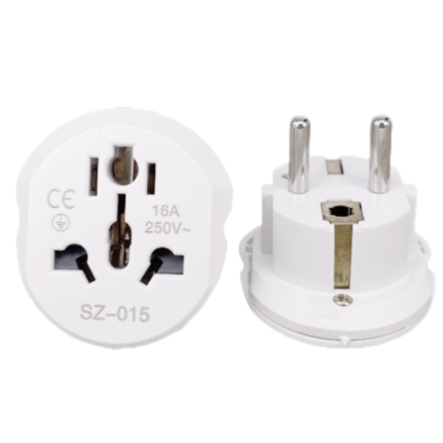 Afbeelding van Universele Reisadapter EU naar UK, US, AU - 250V AC Stopcontact Plug Converter met Meerdere Aansluitingen voor Internationale Reizen