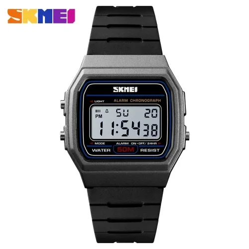 Imagen de Reloj Digital SKMEI 1412 a la moda para mujer, reloj de pulsera resistente al agua con fecha y seman...