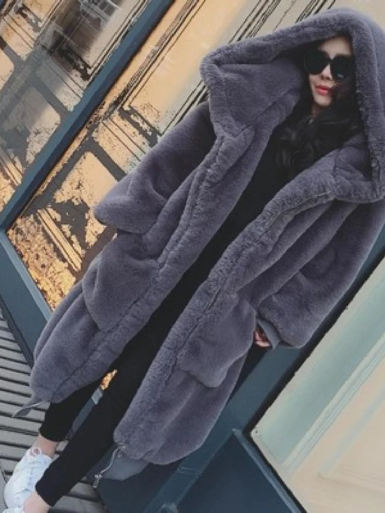 Image de Manteau Fausse Fourrure Femme - Chaud & Décontracté