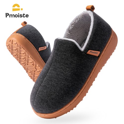 Image of Cozy Women's Memory Foam House Slippers with TPR Wedge Sole – Warm, Comfortable Indoor Shoes for Winter
