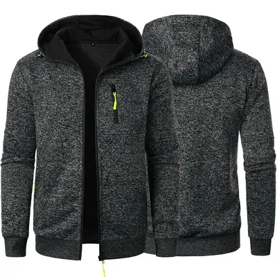 Image de Sweat à Capuche Homme Slim Fit - Style Streetwear Automne