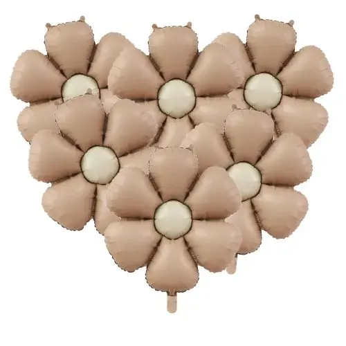 Image de Ballons Marguerite Rose Bonbon - Déco Fête Enfants & Mariage