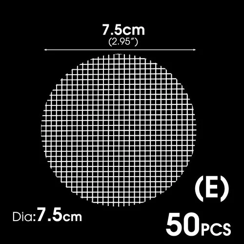 E x 50 pezzi-7cm-rotondo
