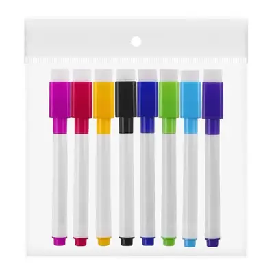 Image de Stylos Magnétiques 8 Couleurs - Effaçables à Sec pour Tableau Blanc
