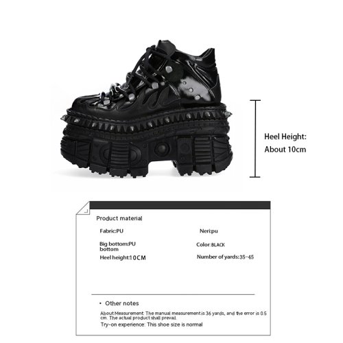Imagen de Zapatos Punk de Plataforma para Hombres y Mujeres 2025