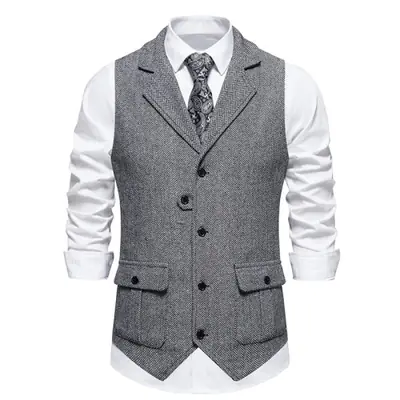 Image de Blazer Vintage Tweed Homme - Style Rétro & Élégant