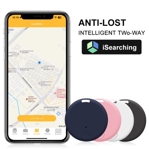 Afbeelding van Mini GPS Tracker Apparaat met Bluetooth – Slimme Zoekfunctie voor Telefoon, Tasje, Sleutels, Huisdieren en Kinderen – Anti-Verloren Locator