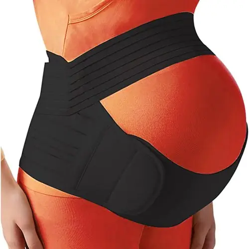 Image de Soutien Ventre Maternité - Ceinture Réglable pour Femmes Enceintes